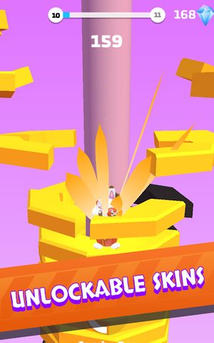 Screenshot 2: Helix Stack Jump: Fun Addicting Ball Puzzle