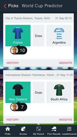 Screenshot 1: Superbru Predictor & Fantasy Sports Games