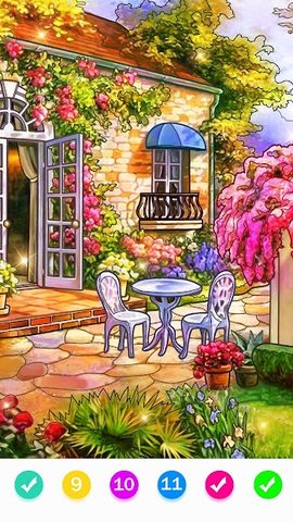Screenshot 7: Paint by number - Relax