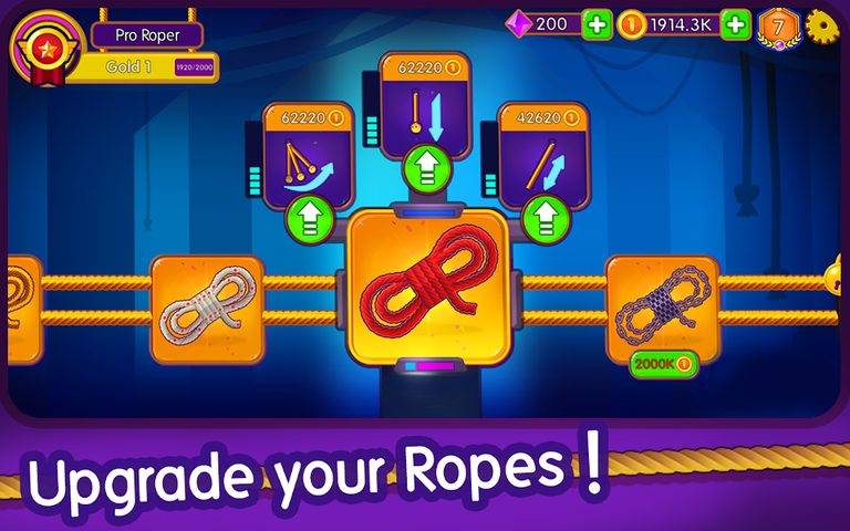 Screenshot 2: Rope Clash: Multiplayer Rope Swing Racing