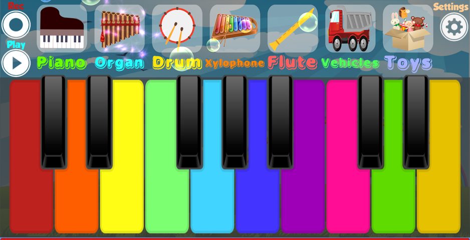 Screenshot 1: Kids Piano