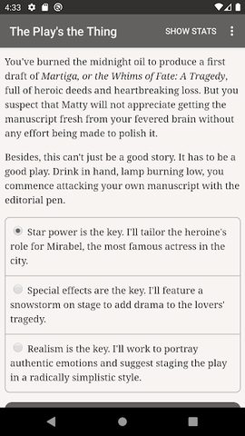 Screenshot 2: The Play's the Thing