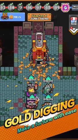 Screenshot 3: Idle Squad: PVP & Pixel