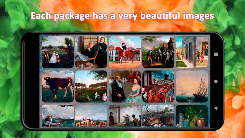 Screenshot 2: 19th Century Paintings Puzzle