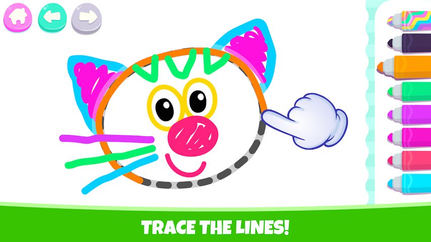 Screenshot 10: Pets Drawing for Kids and Toddlers games Preschool