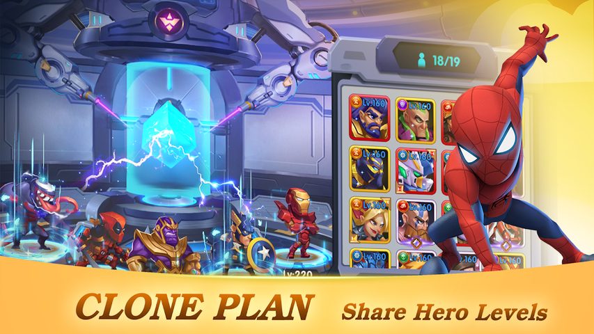 Screenshot 4: Superhero Wars: AFK Summoners - Legend Battle