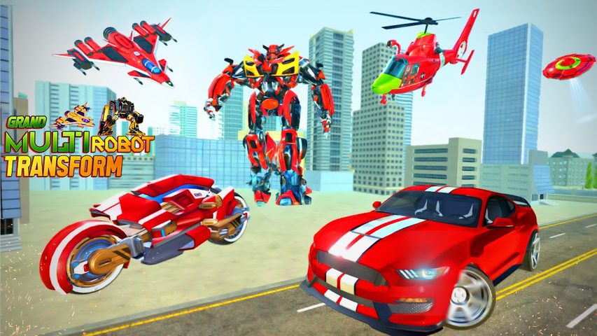 Screenshot 3: Multi robot jet transform war 2021