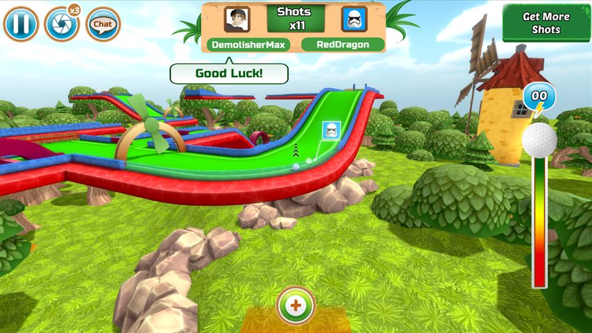 Screenshot 1: Mini Golf Rivals - Cartoon Forest Golf Stars Clash