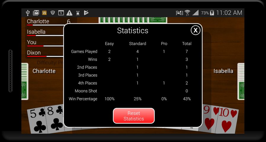 Screenshot 7: Hearts Card Classic