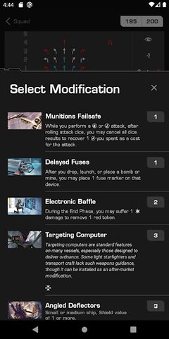 Screenshot 7: Star Wars X-Wing Second Edition Squad Builder