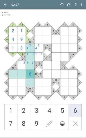 Screenshot 10: Kakuro (Cross Sums) - Classic