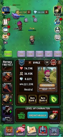 Screenshot 3: Infinite Arena - PVP Idle RPG