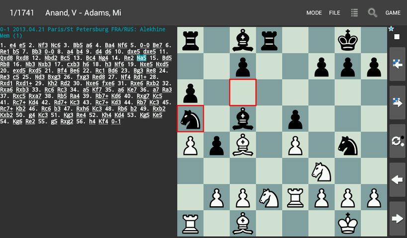 Screenshot 3: Scid on the go