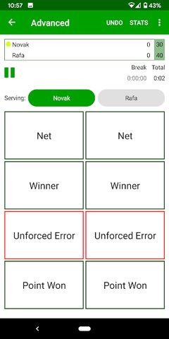 Screenshot 2: Tennis Umpire App