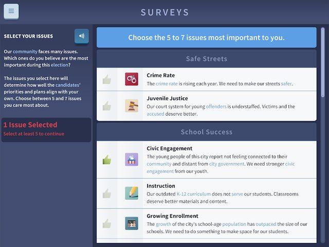 Screenshot 4: Cast Your Vote