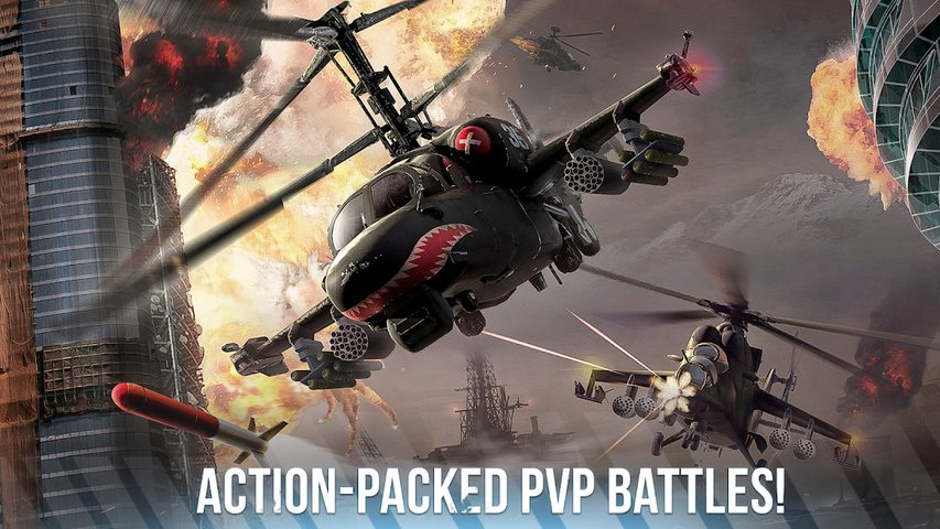 Screenshot 1: Modern War Choppers: Shooter