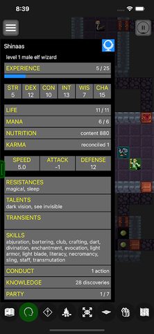Screenshot 4: Pathos: Nethack Codex