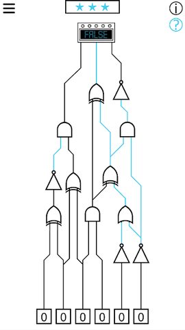 Screenshot 3: Make it True — Solve the Circuit