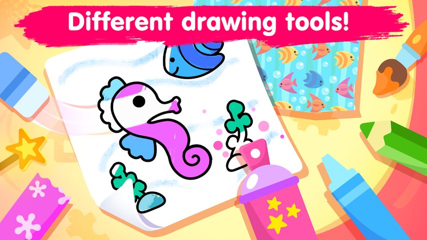 Screenshot 3: Coloring games for kids age 2