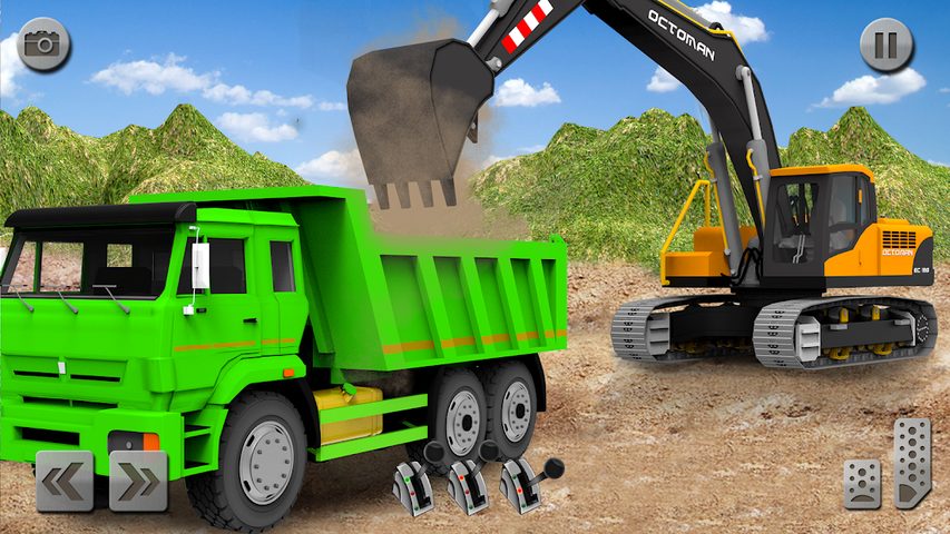 Screenshot 1: Sand Excavator Simulator Games