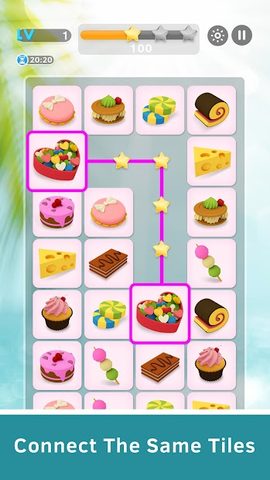 Screenshot 1: Onet 3D - Classic Link Puzzle Game