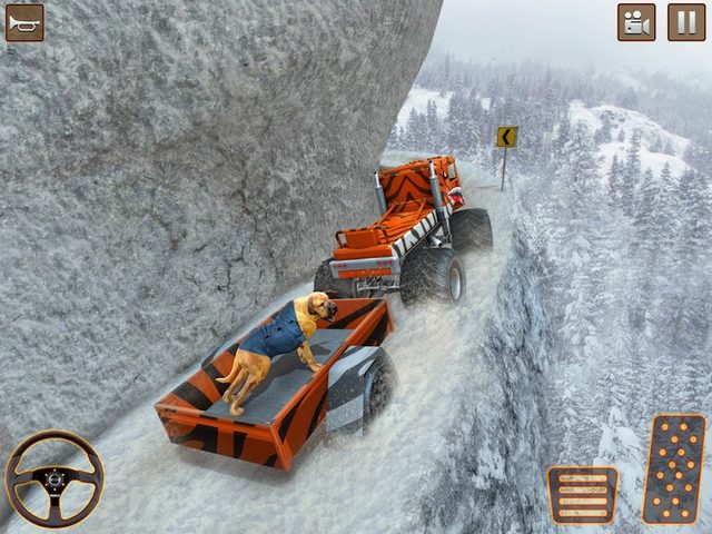 Screenshot 1: Offroad Dog Transport Driving Simulator