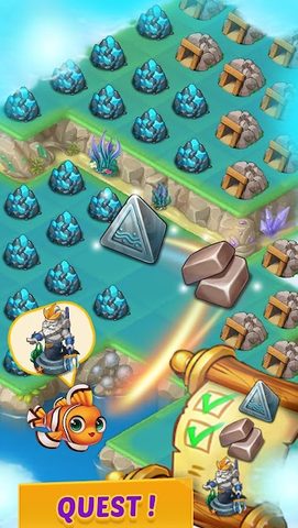Screenshot 4: Merge Mermaids-magic puzzles