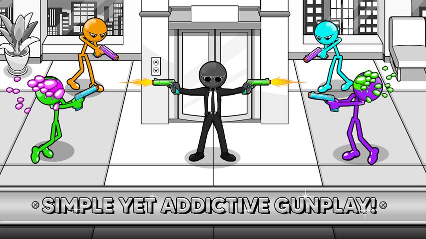 Screenshot 1: Gun Fu: Stickman 3