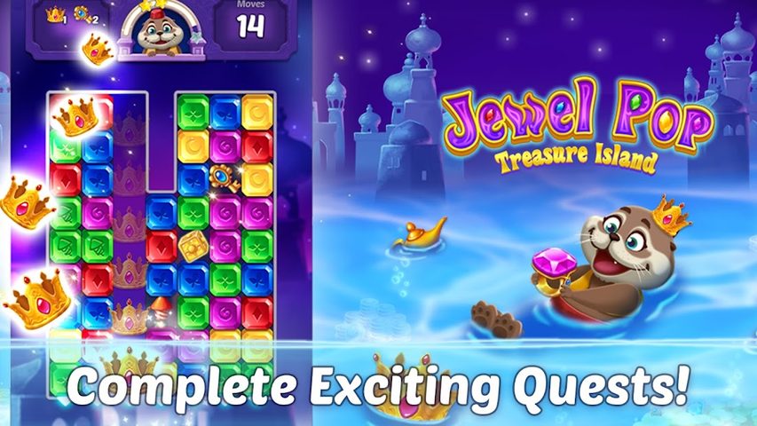 Screenshot 2: Jewel Pop: Treasure Island