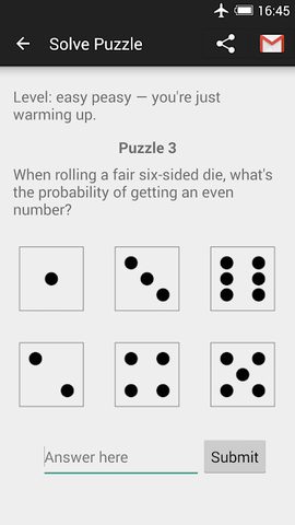 Screenshot 6: Probability Math Puzzles