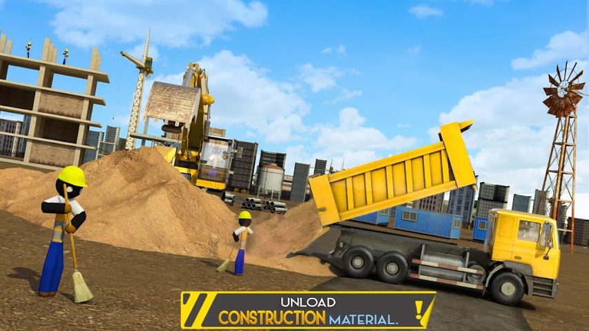 Screenshot 3: Stickman City Construction