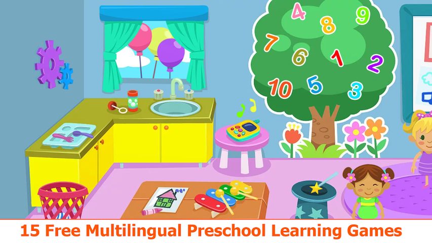 Screenshot 1: Kiddos in Kindergarten