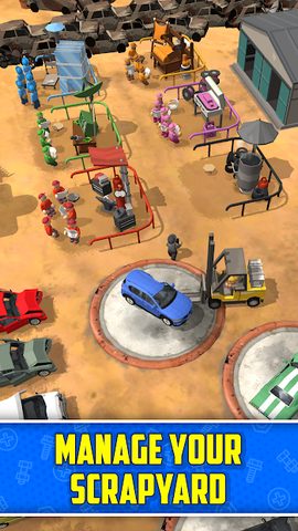 Screenshot 1: Scrapyard Tycoon Idle Game