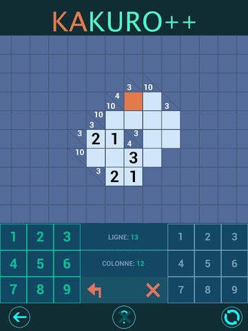 Screenshot 12: Kakuro Plus. Cross-Sums.