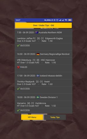 Screenshot 18: Analysis for Football