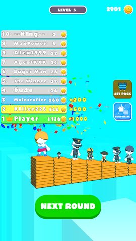 Screenshot 4: Catch or fall.io - Fall guys runner survival dudes