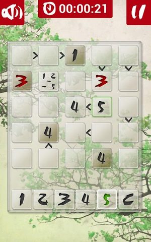 Screenshot 2: Futoshiki