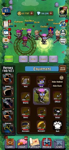 Screenshot 1: Infinite Arena - PVP Idle RPG