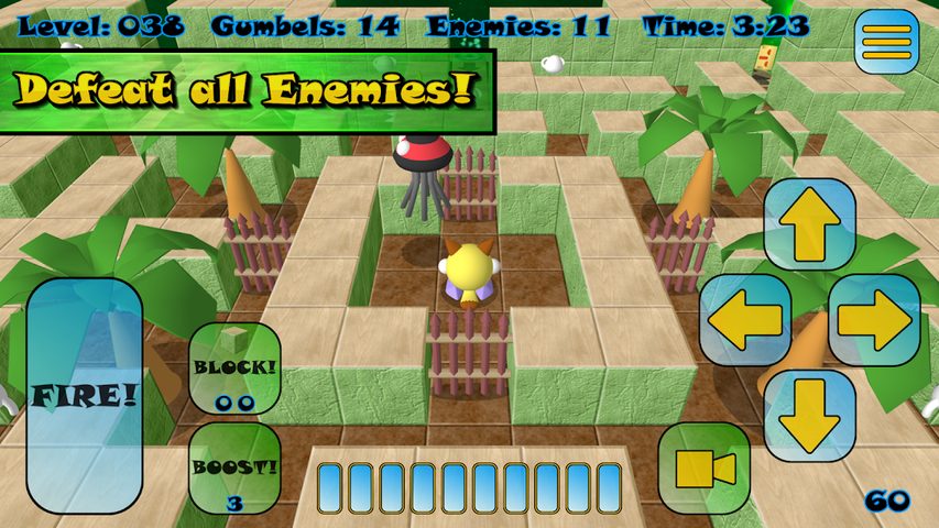 Screenshot 2: Gumbelmon: 3D Labyrinth Classic Arcade Maze Run