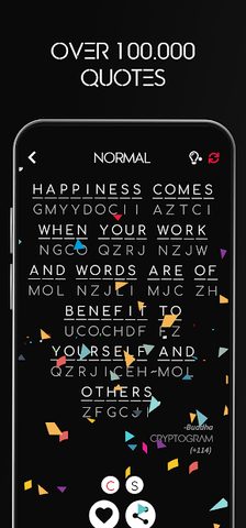 Screenshot 11: Cryptogram - Decrypt Quotes
