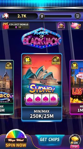 Screenshot 1: Blackjack 21 offline games