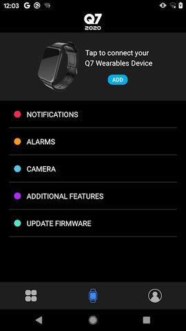 Screenshot 3: Q7 Wearables