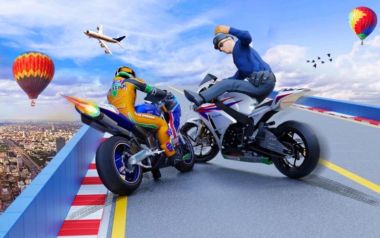 Screenshot 17: Police bike Stunt Bike Racing