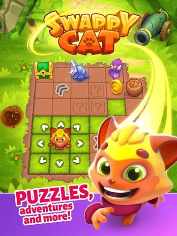 Screenshot 7: Swappy Cat Merge・Magic Puzzle