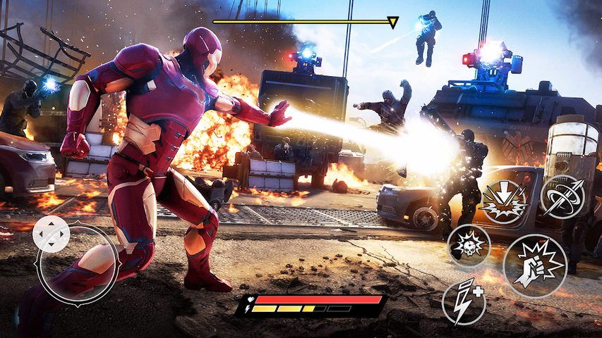 Screenshot 2: Iron Hero: Superhero Fighting