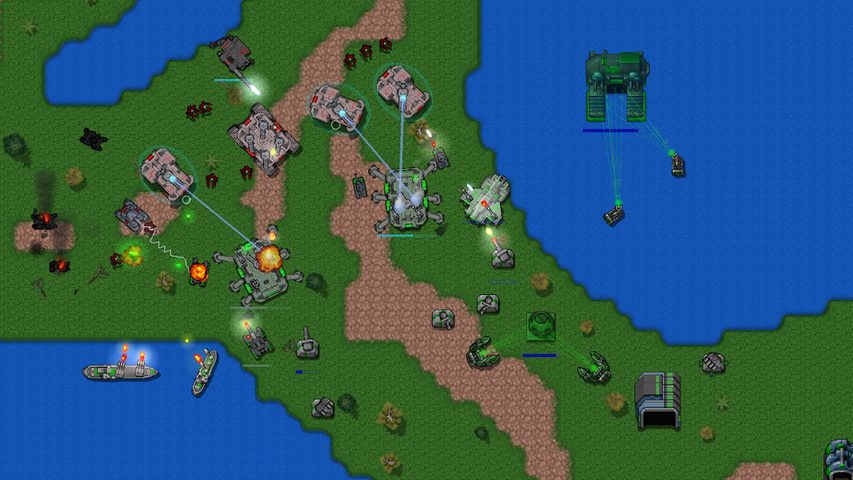 Screenshot 5: Rusted Warfare - Demo