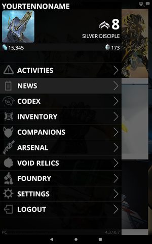 Screenshot 15: Warframe Companion