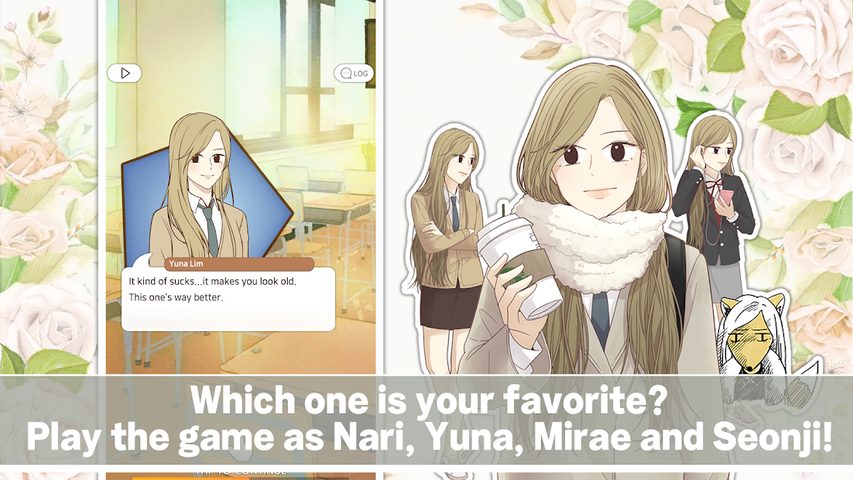 Screenshot 3: Odd Girl Out Interactive Visual novel game k-toon