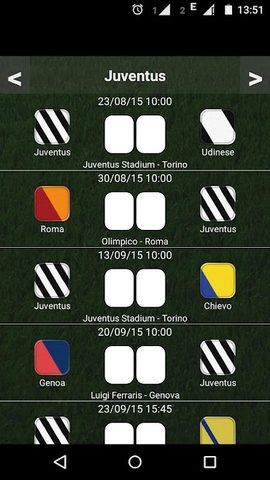 Screenshot 4: Table Italian League 21/22