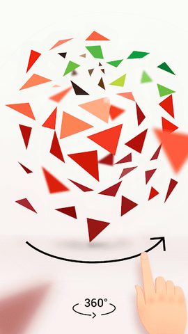 Screenshot 2: Love Poly: Rotating Puzzle